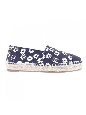 Chanel Espadrilles Shoes Black